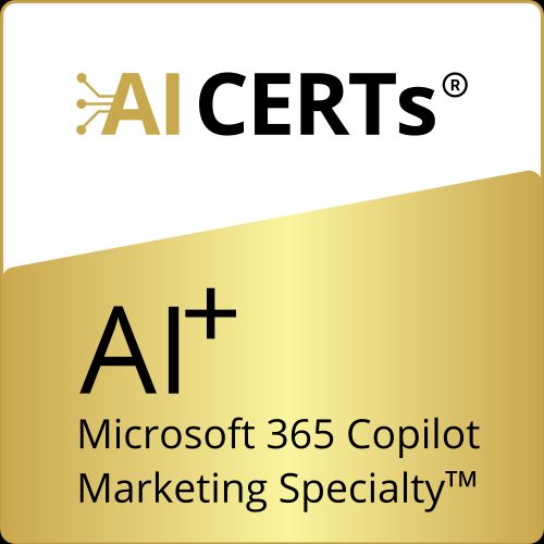 AI+ Microsoft 365 Copilot Marketing Specialty™ eLearning